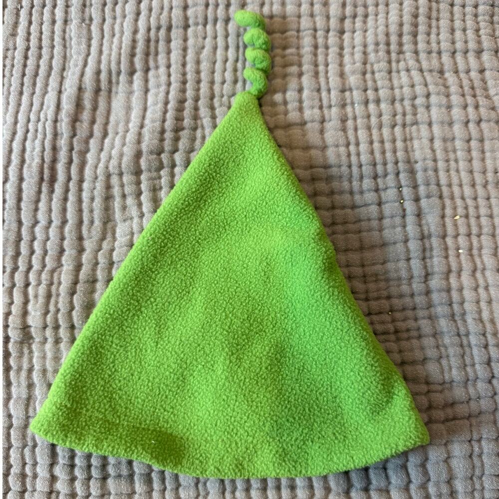 Green Felt Pixie Elf Hat Baby Boy 12 Months